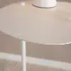 Table D’appoint En Metal Blanc