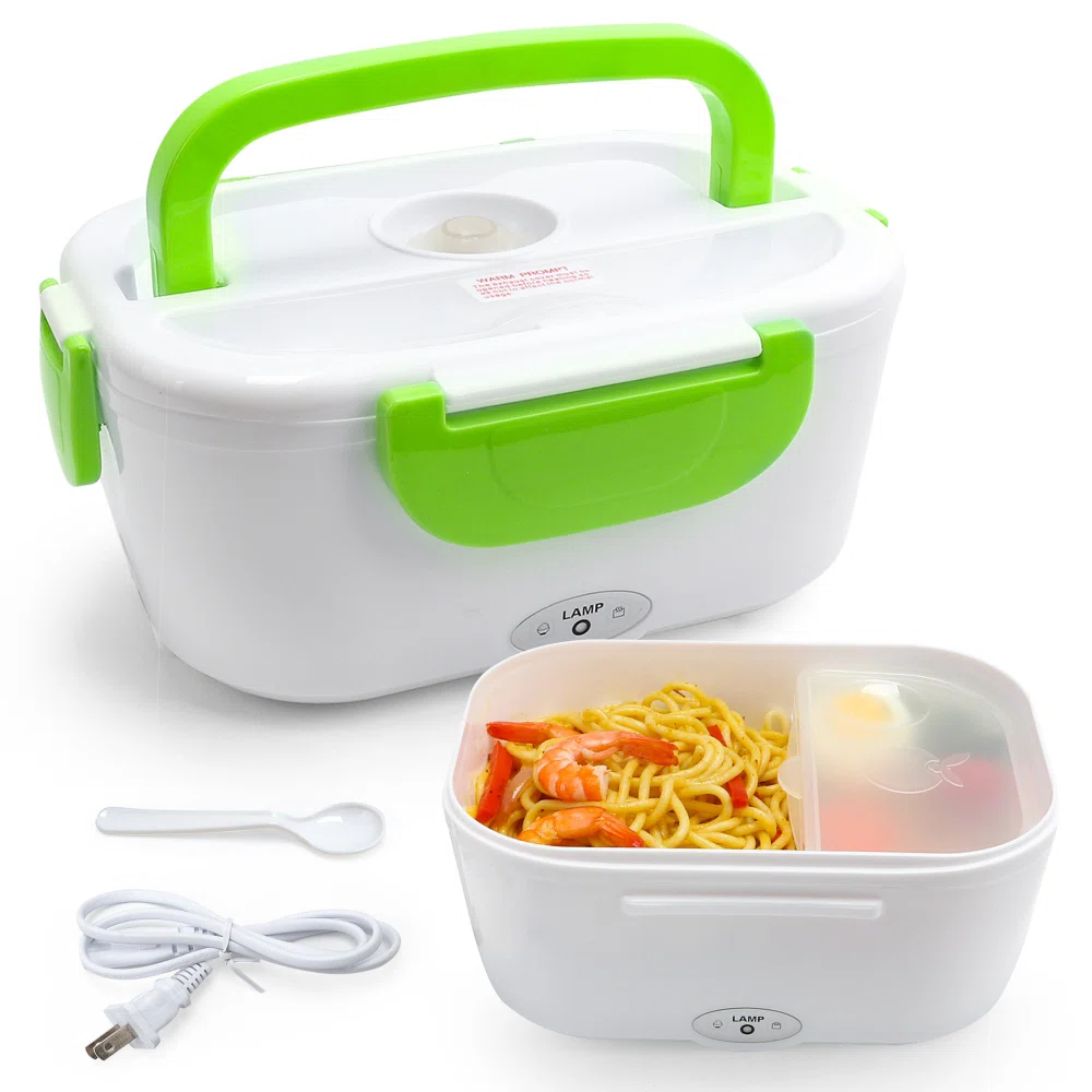 Lunch Box Électrique 40W - Boîte chauffante - (Vert)
