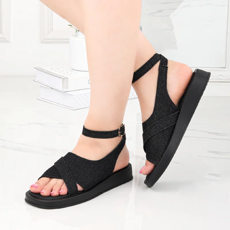 Sandale Femme Réf DM113 Djean Noir