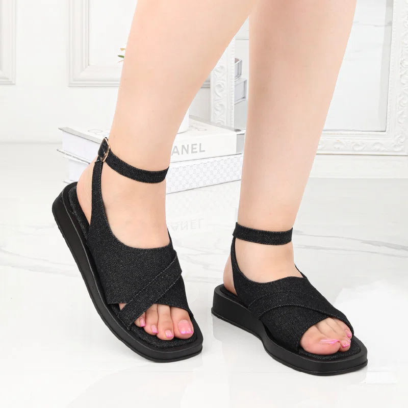 Sandale Femme Réf DM113 Djean Noir