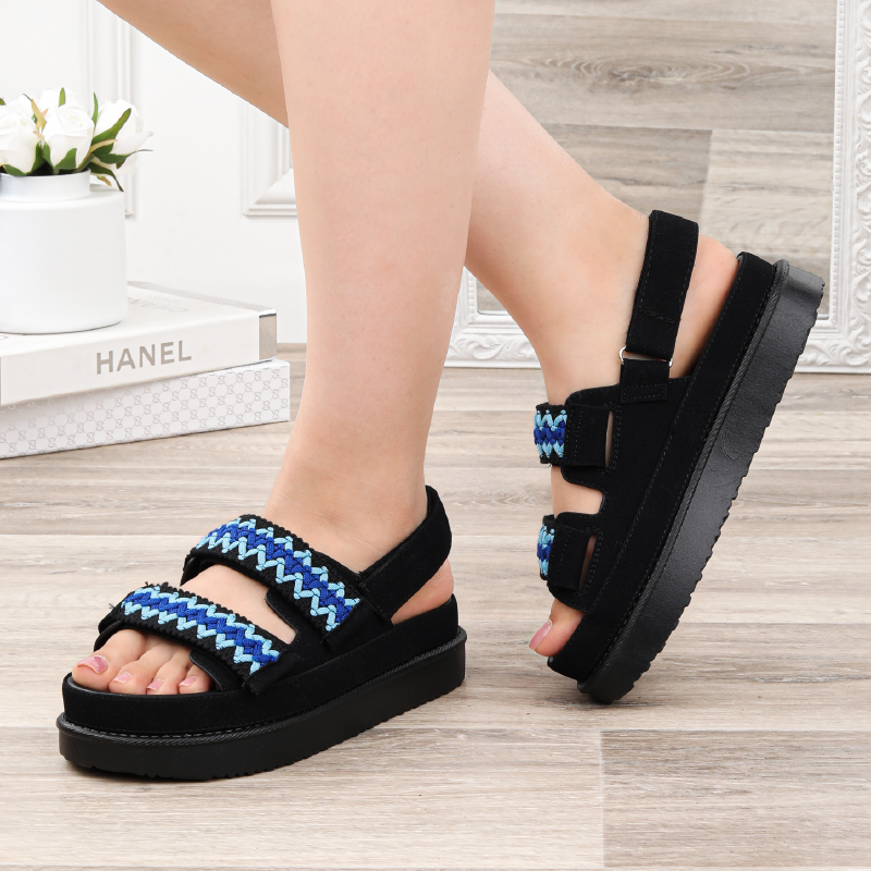 Sandale Femme Réf DM817 Noir
