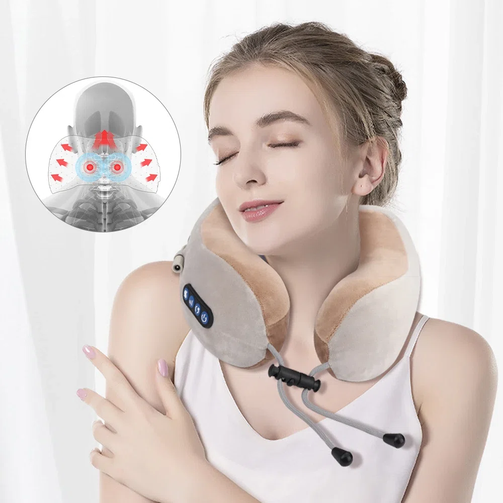 Neck massage pillow