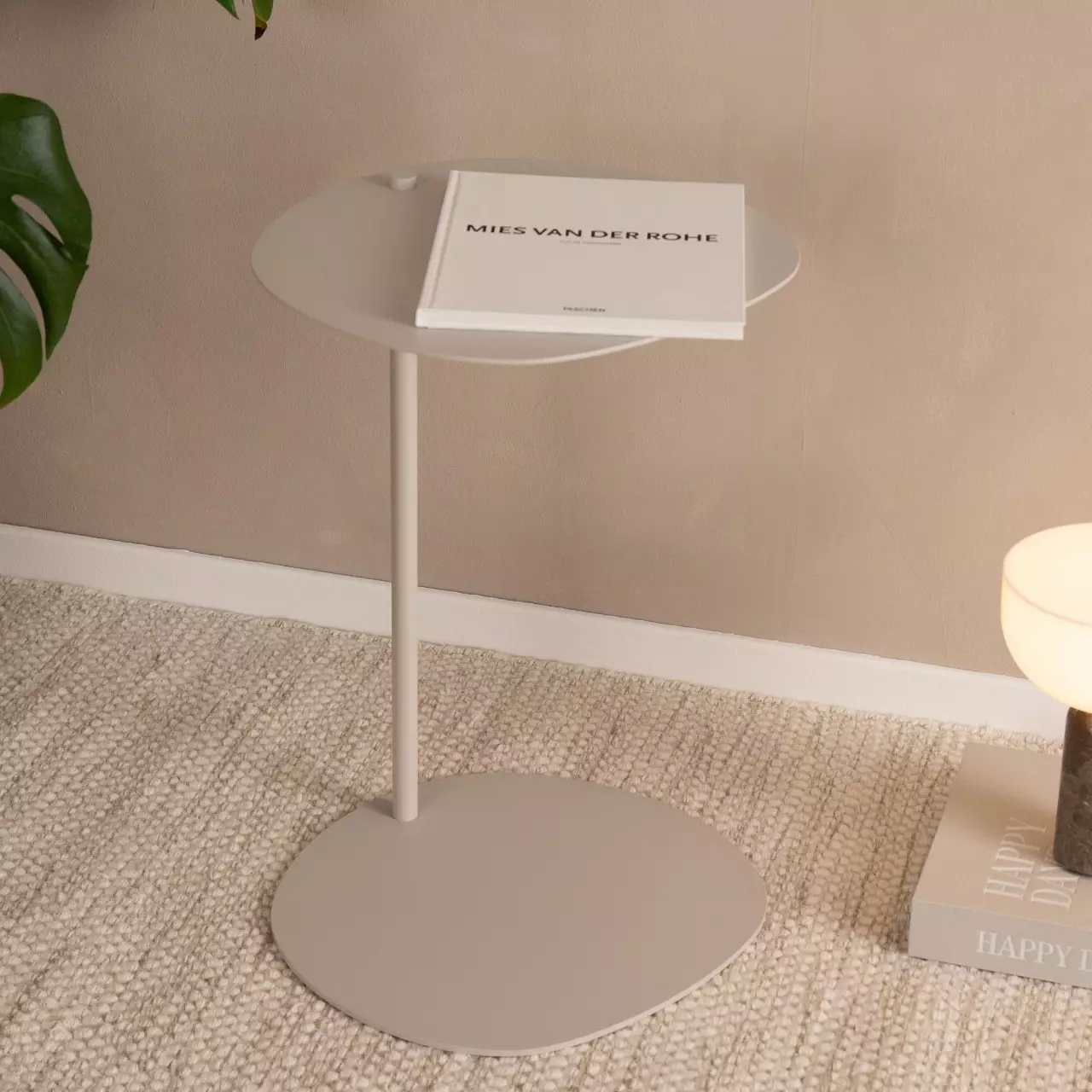 Table D’appoint En Metal Beige