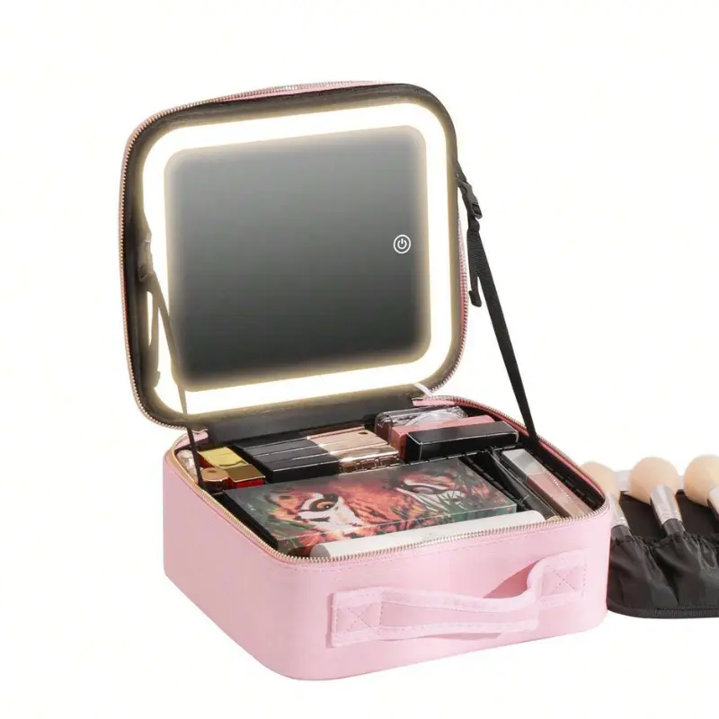 Coffret De Maquillage avec Miroir Lumineux