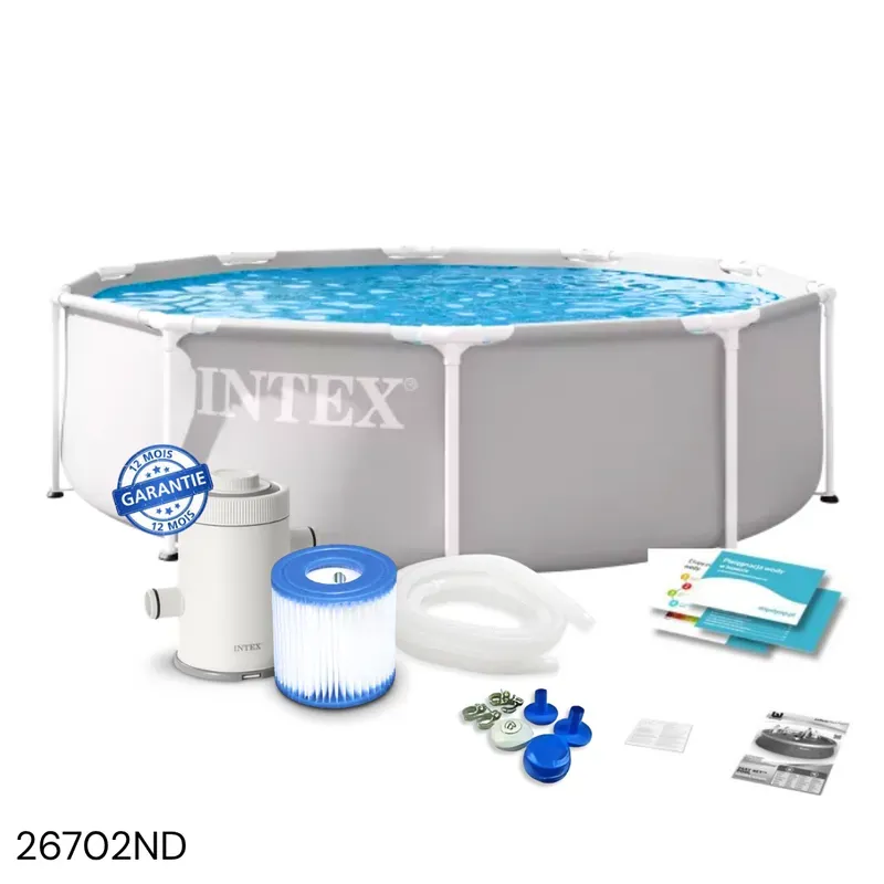 Piscine Prism Frame ronde 3,05 x 0,76 m INTEX 26702NP