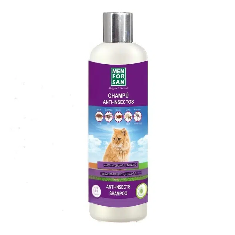 Shampoing pour Chat Anti-Insectes à l'Huile de Neem 300ML