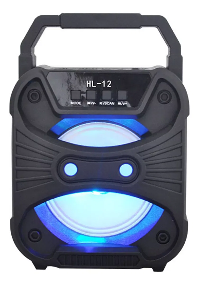Haut-parleur rechargeable avec entrée carte USB et Bluetooth et Radio