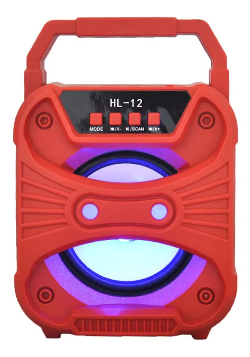 Haut-parleur rechargeable avec entrée carte USB et Bluetooth et Radio