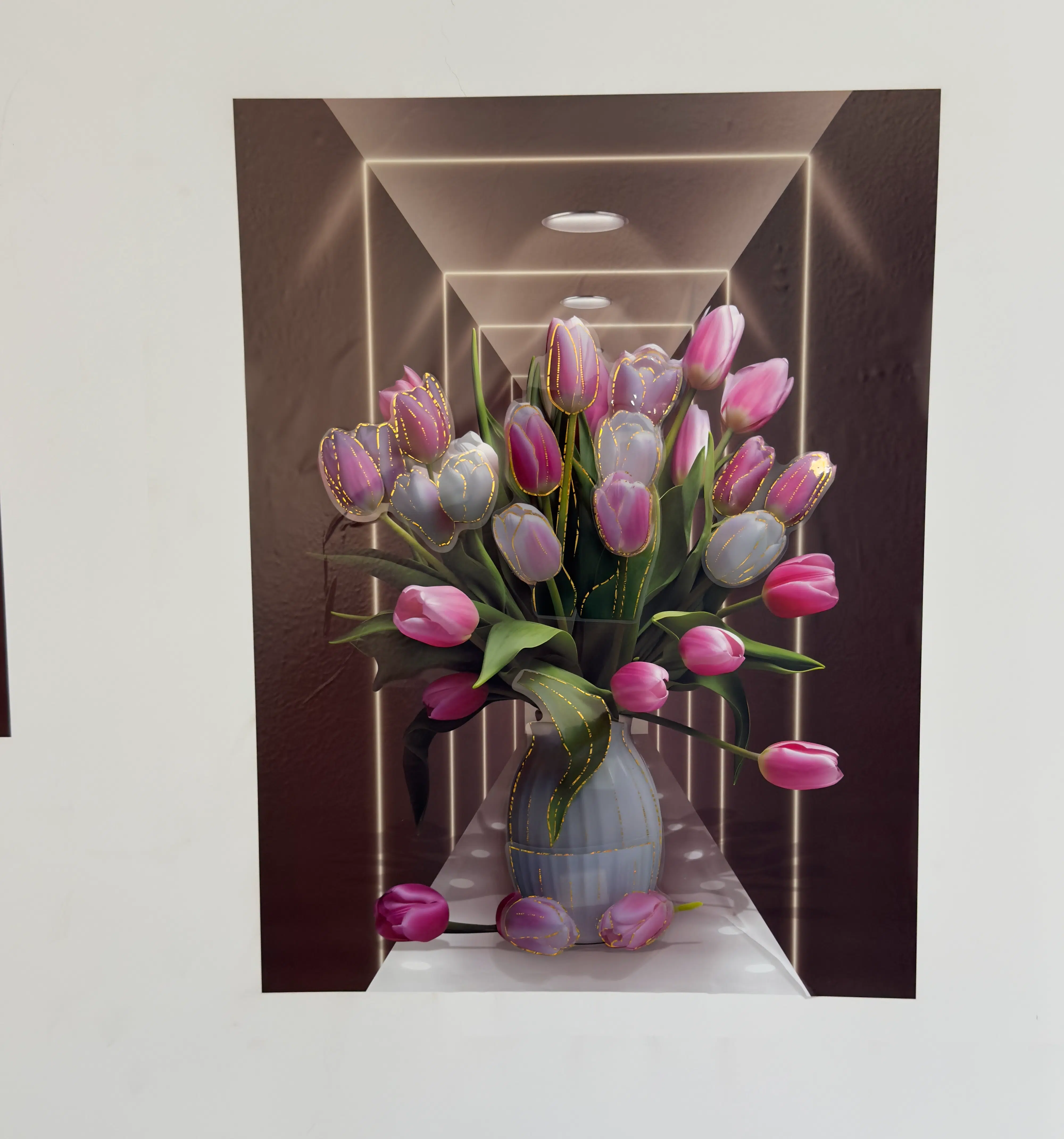 Autocollant Cadre 3d