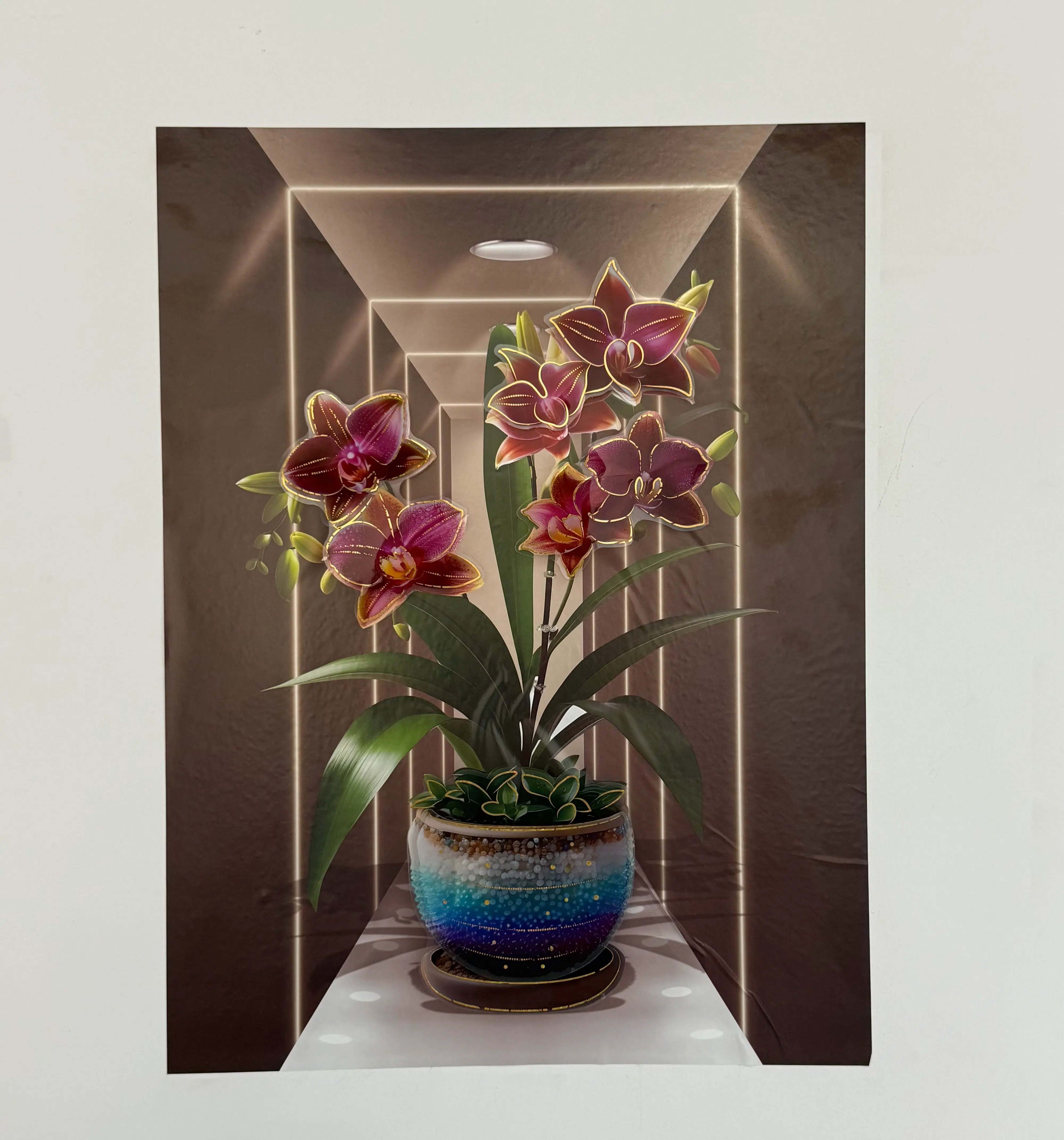 Autocollant Cadre 3d