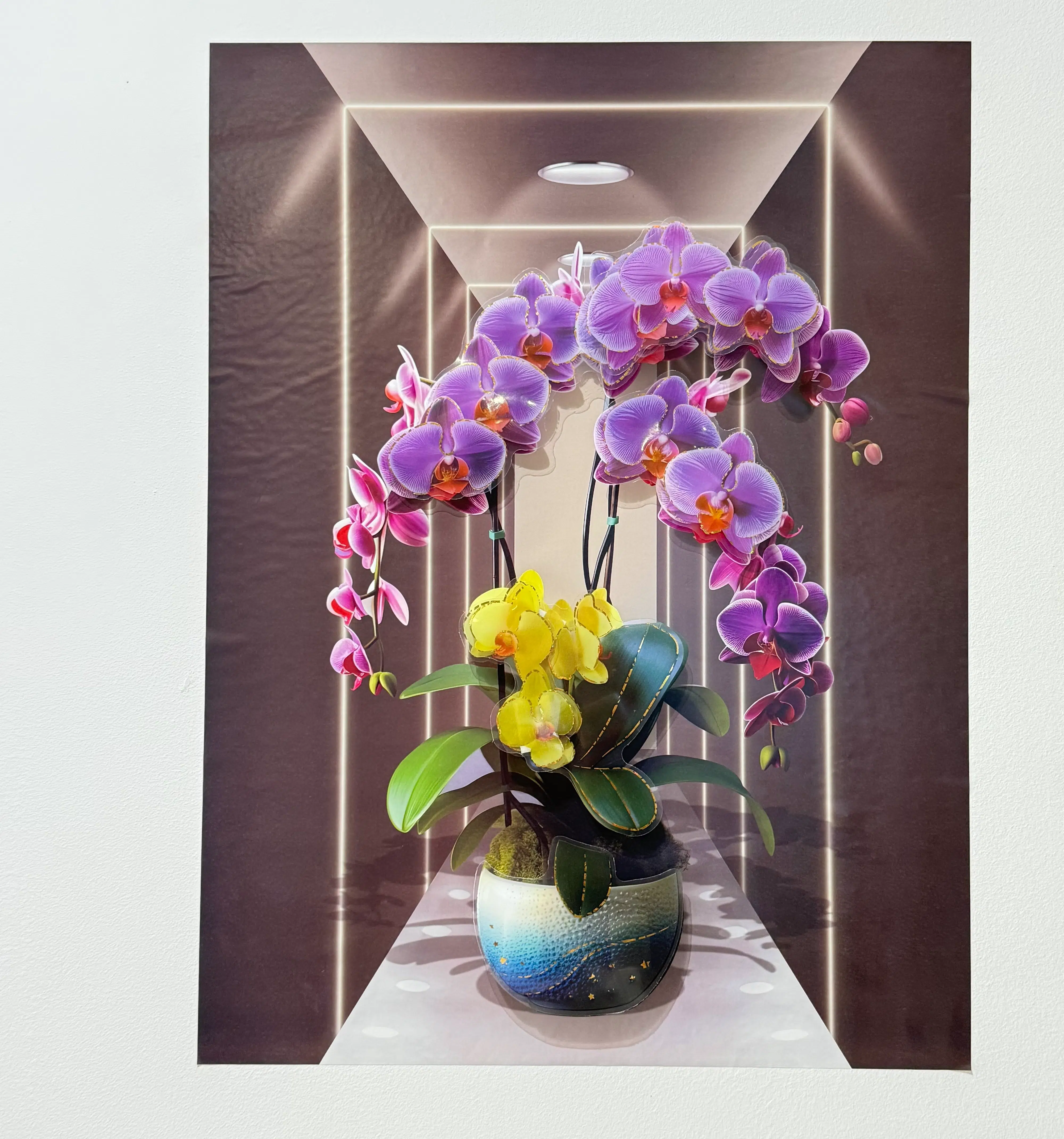 Autocollant Cadre 3d