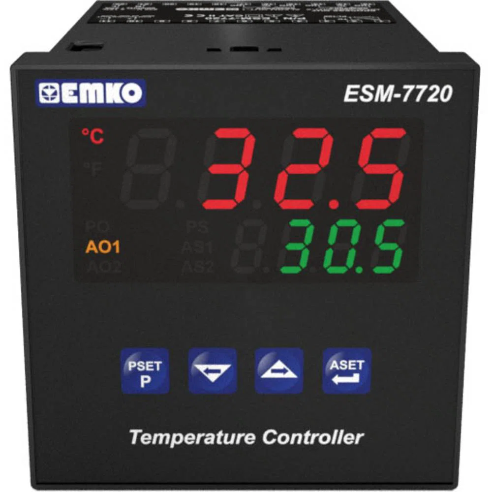 Régulateur de température 24V 72x72mm ESM-7720