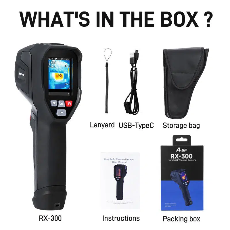 Caméra Thermique Infrarouge A‑BF RX‑300N – 192 × 192 px, 25 Hz, ‑20 °C à 550 °C
