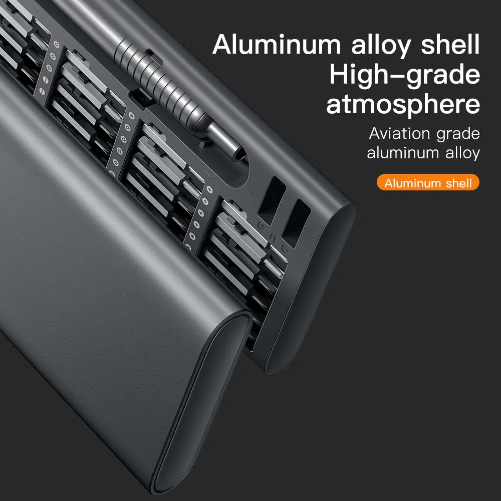 Tournevis de précision – Kit 51 embouts S2, poignée magnétique, format slim