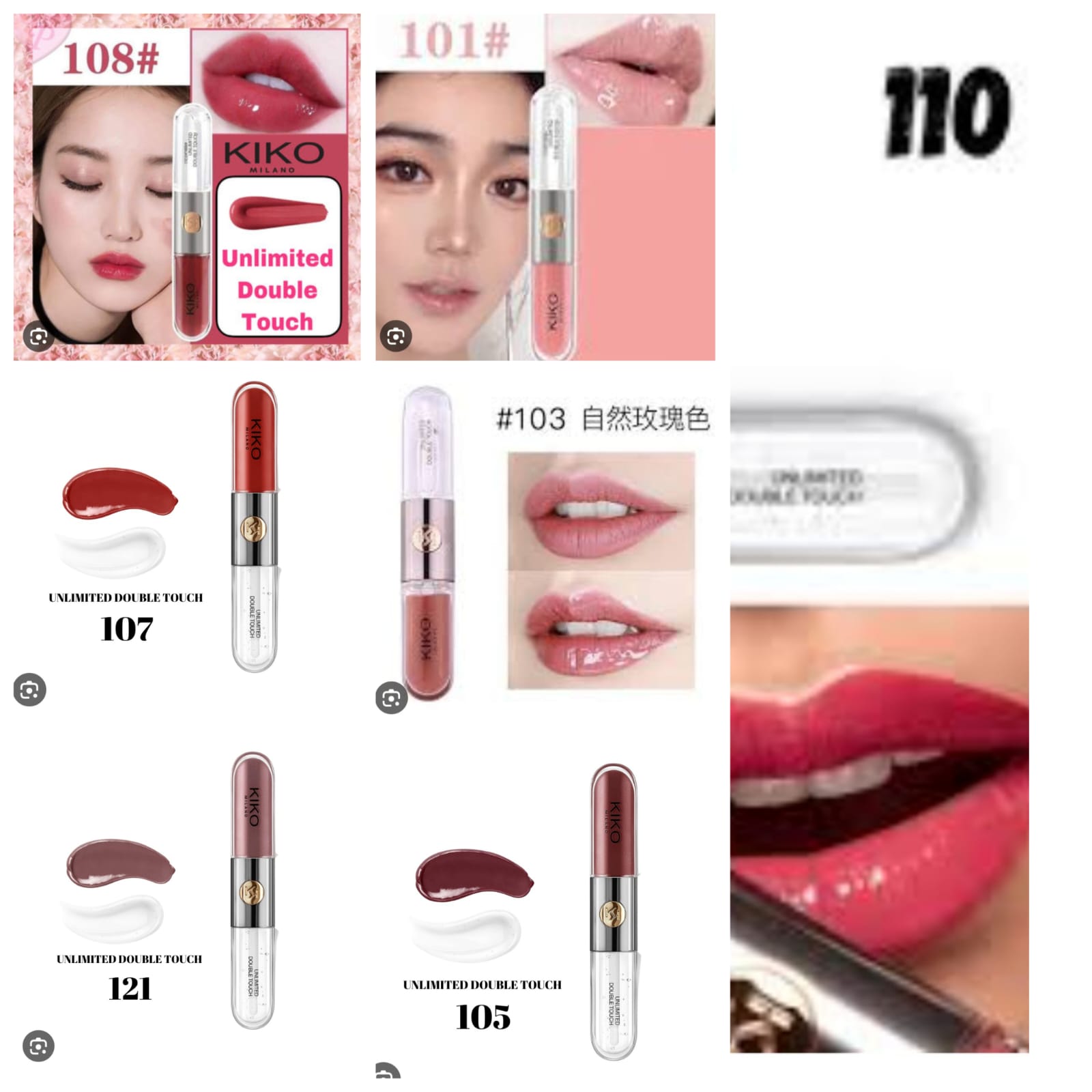 Kiko Rouge à lèvres liquide double touche Illimitée