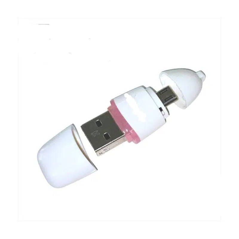 Lecteur De Carte Mémoire SD Vers USB Blanc