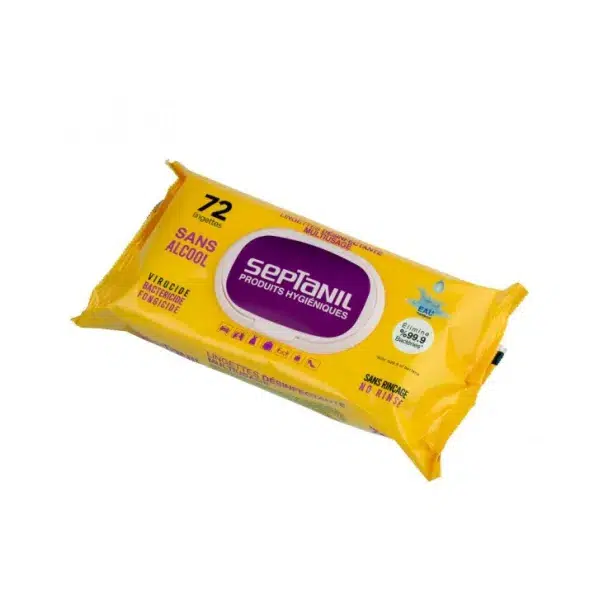 Septanil, Lingettes désinfectantes multiusage sans alcool