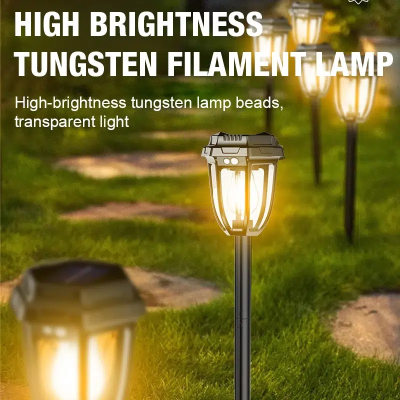 Lampe Solaire Murale 2-en-1 avec Détecteur de Mouvement