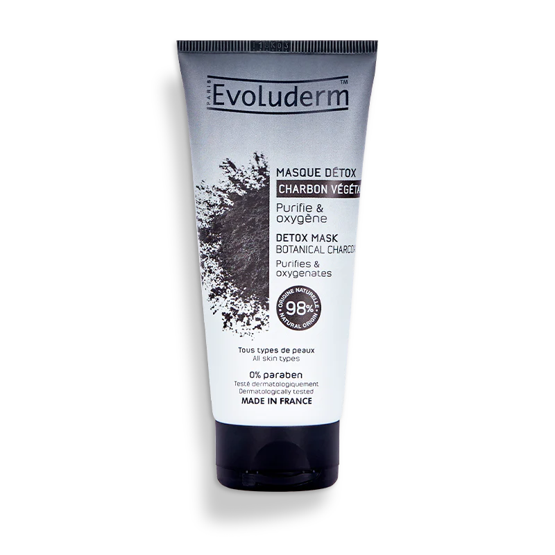 Evoluderm - Masque Détox au Charbon Végétal Actif 100 ml
