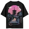 Sakura Twilight - Oversized Tee