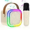 Machine de karaoké portable avec un micro