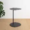 Table D’appoint En Metal Noir