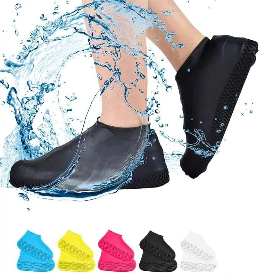 Couvre-Chaussures De Pluie Réutilisables |أحذية المطر مقاومة للماء سيليكون