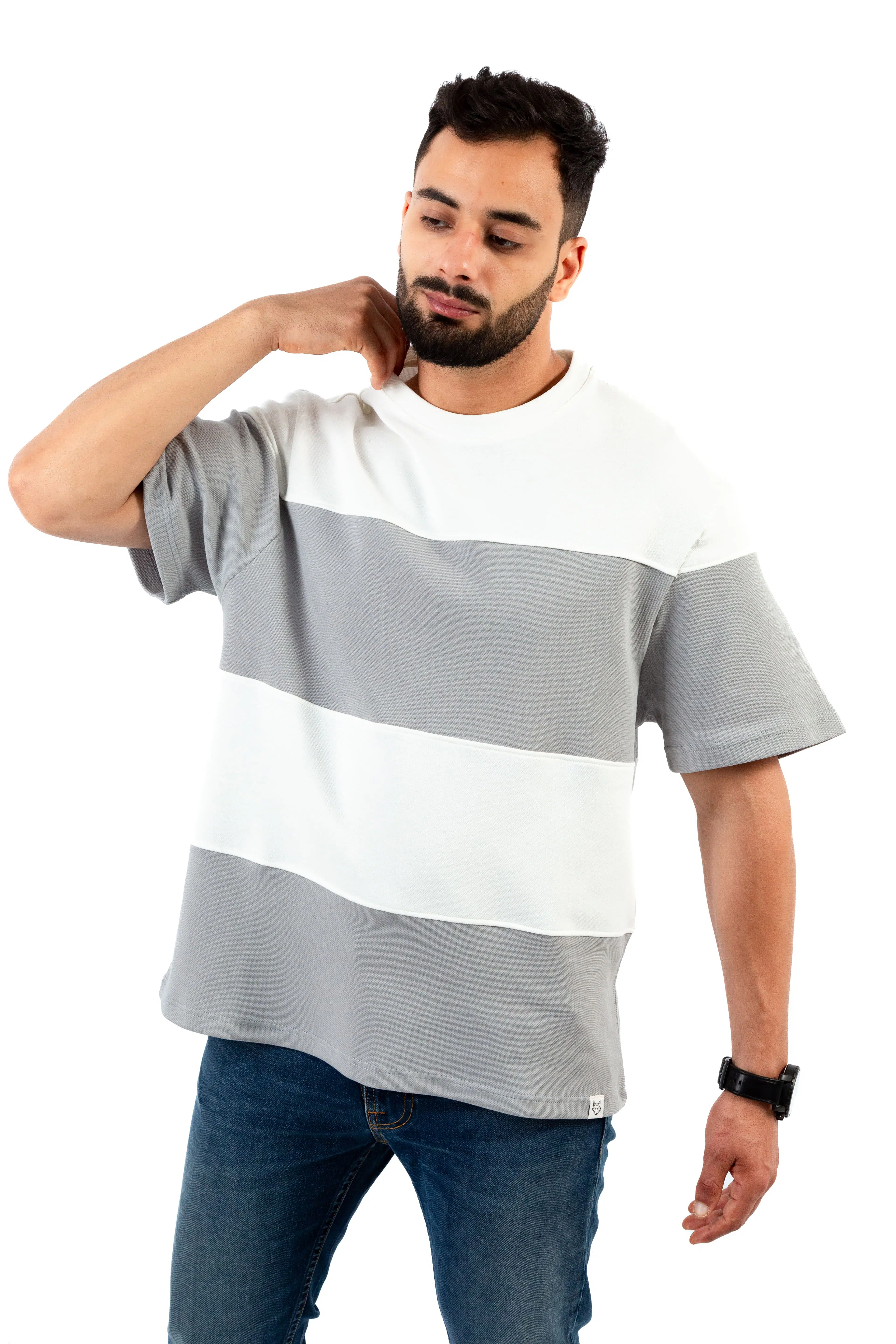 T-SHIRT OVERSIZE PIQUÉ COMPACT