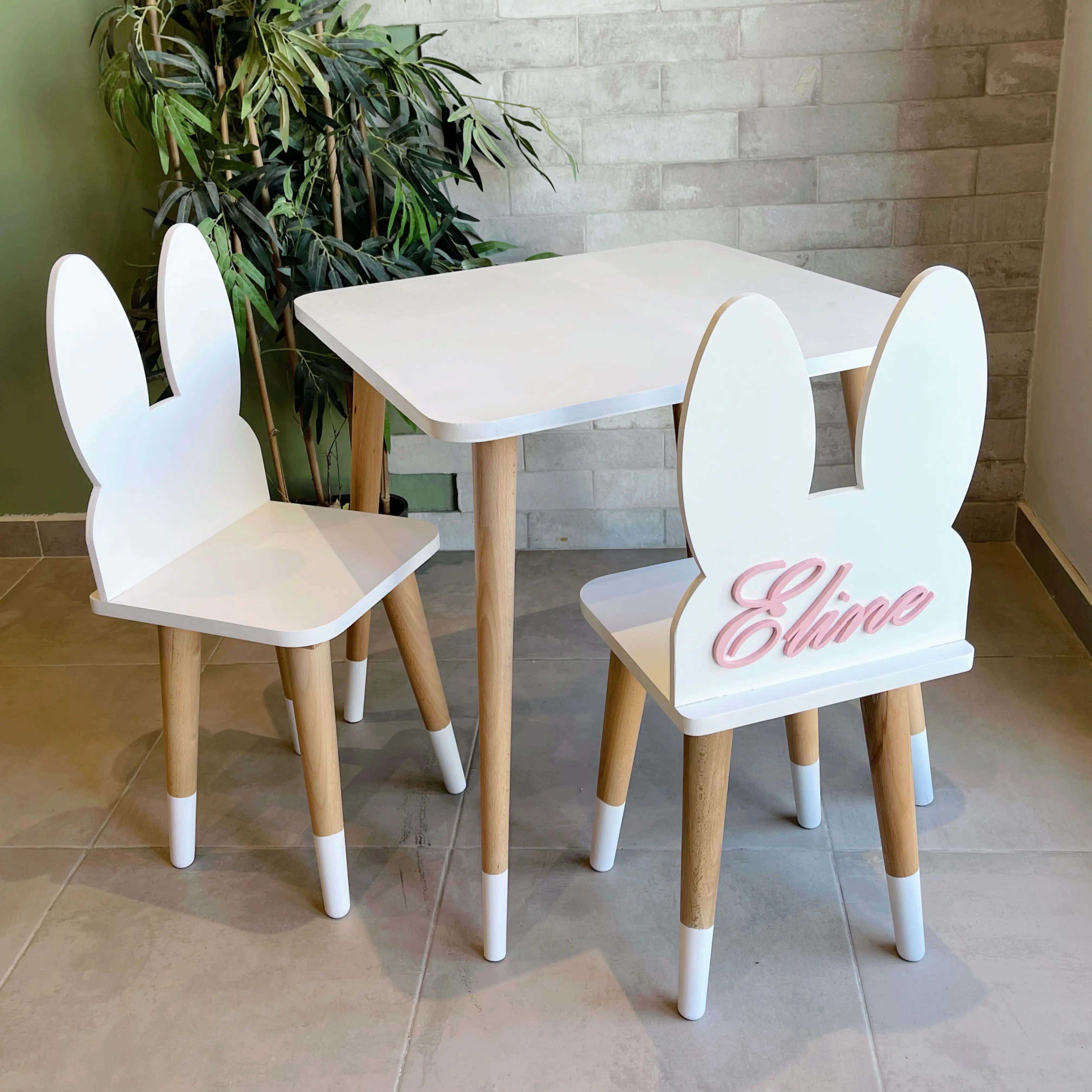 Table + Chaise Enfant Personnalisée (3-7 ans)