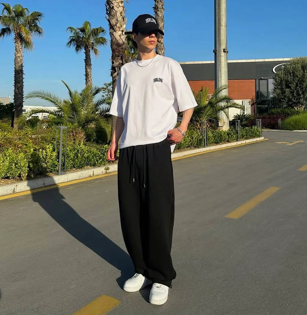 baggy jogger noir
