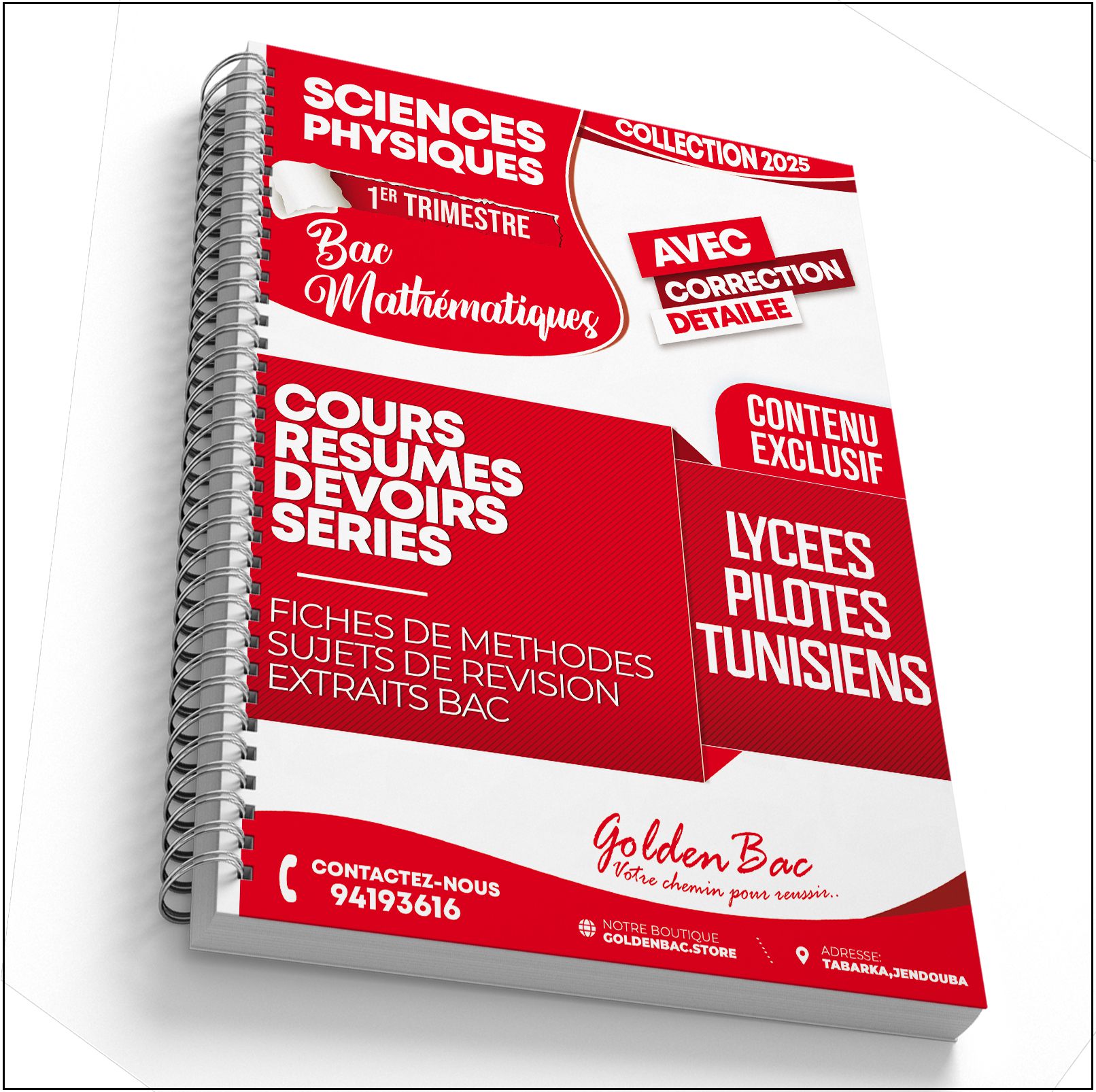 PHYSIQUE/CHIME - 1ER TRIMESTRE - BAC MATHS
