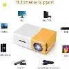 Mini Projecteur LED Portable – Compatible HDMI, USB, MicroSD