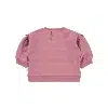 Pull Bébé Fille Épaules Bouffantes – Réf G293 – (6M-18M) – Rose