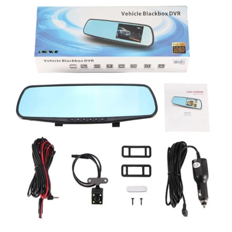 Rétroviseur et caméra De Bord HD - Avec Camera de Recule LED