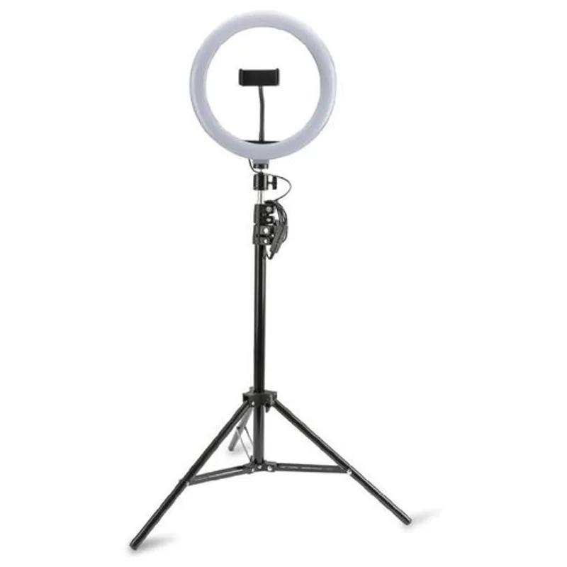 Ring Light LED Lumière 26cm - Rotatif 360° + Tripied Support + Télécommande