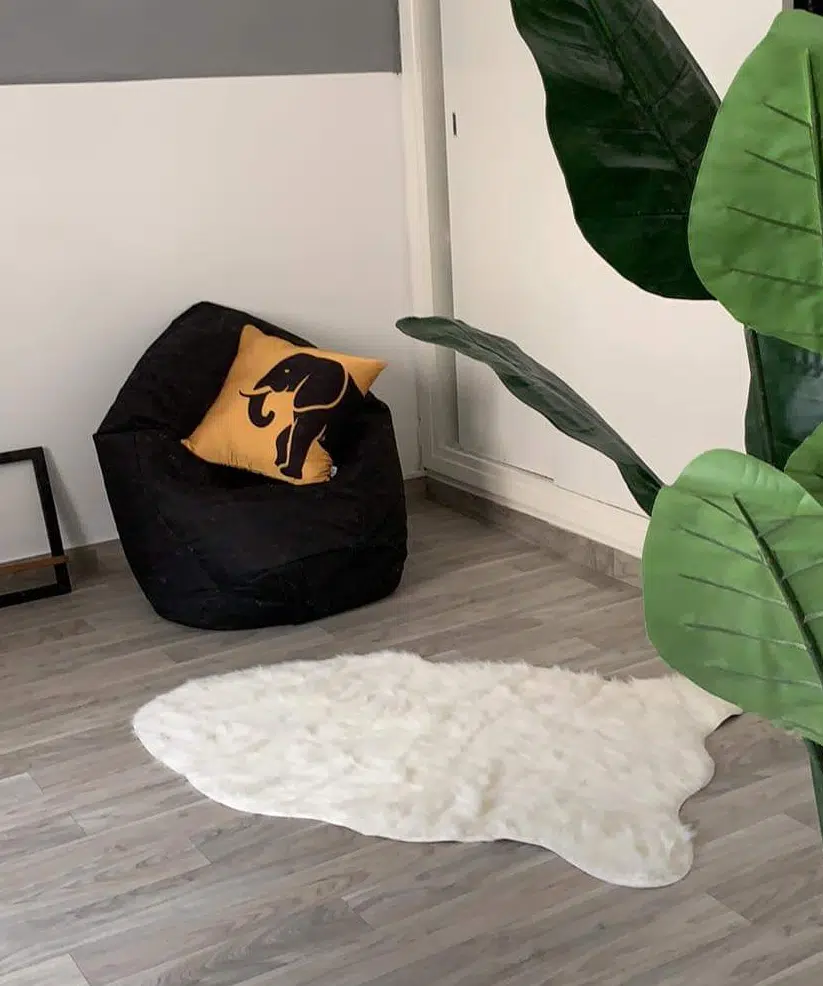 Pouffy Pouf Poire Pacha Impérmiable XXL 80 x 120 NOIR