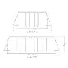 Piscine Prism Frame rectangulaire 4,88 x 2,44 x 1,07 m