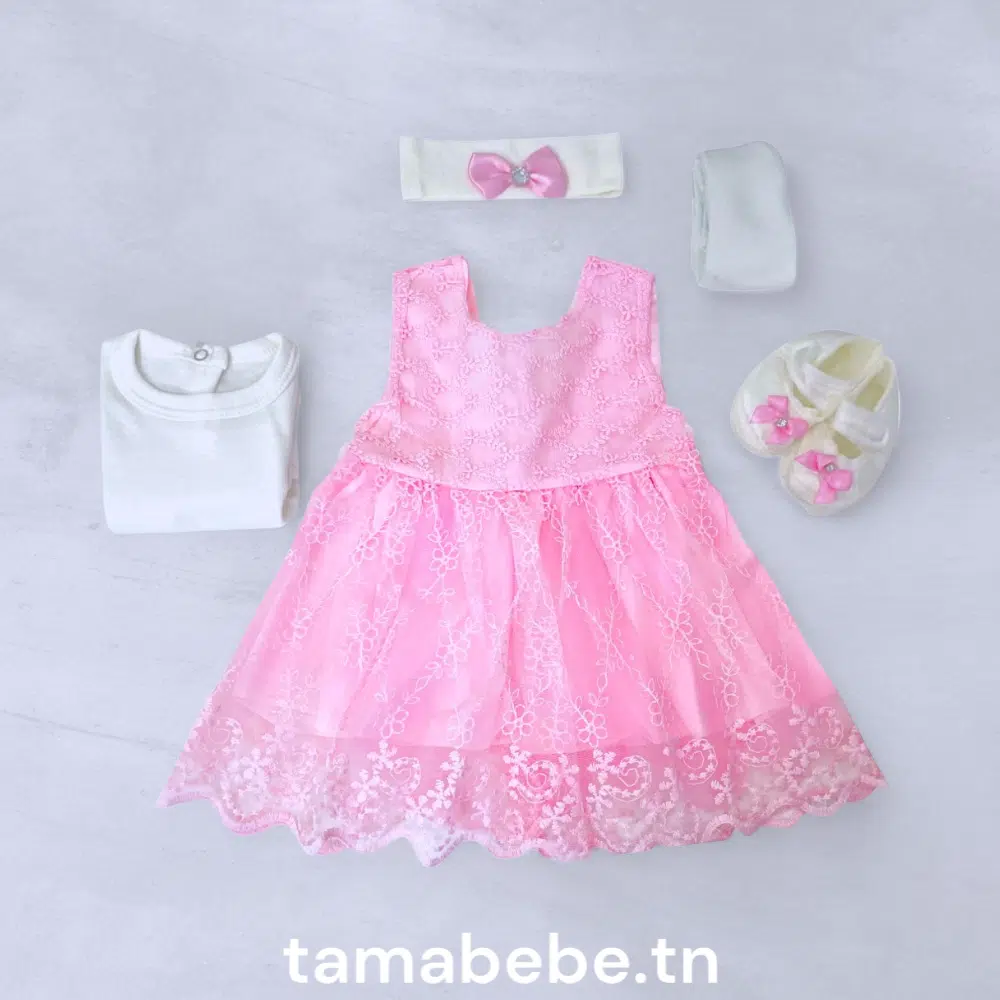 Coffret Robe bébé 0-3 Mois #R4