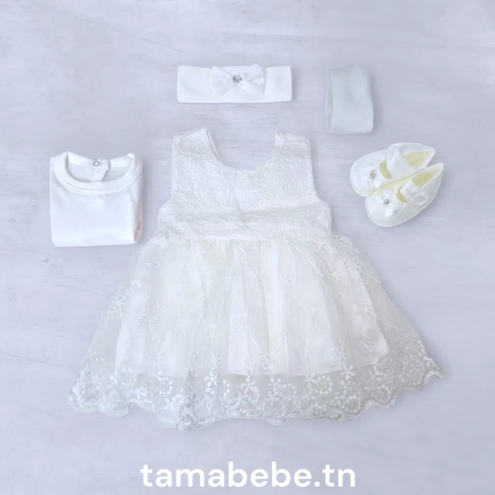 Coffret Robe bébé 0-3 Mois #R6