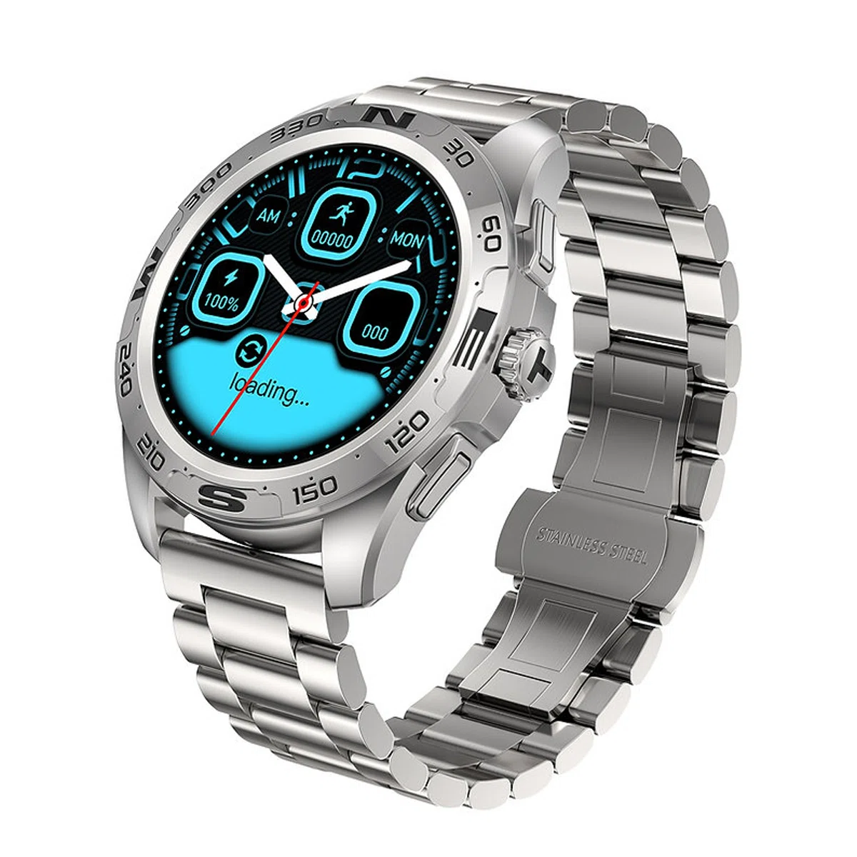 Montre Connectée HaintoTeko RW 23 - Argent