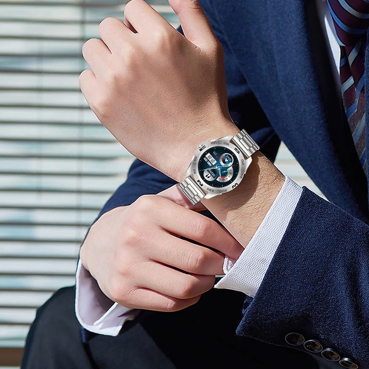 Montre Connectée HaintoTeko RW 23 - Argent