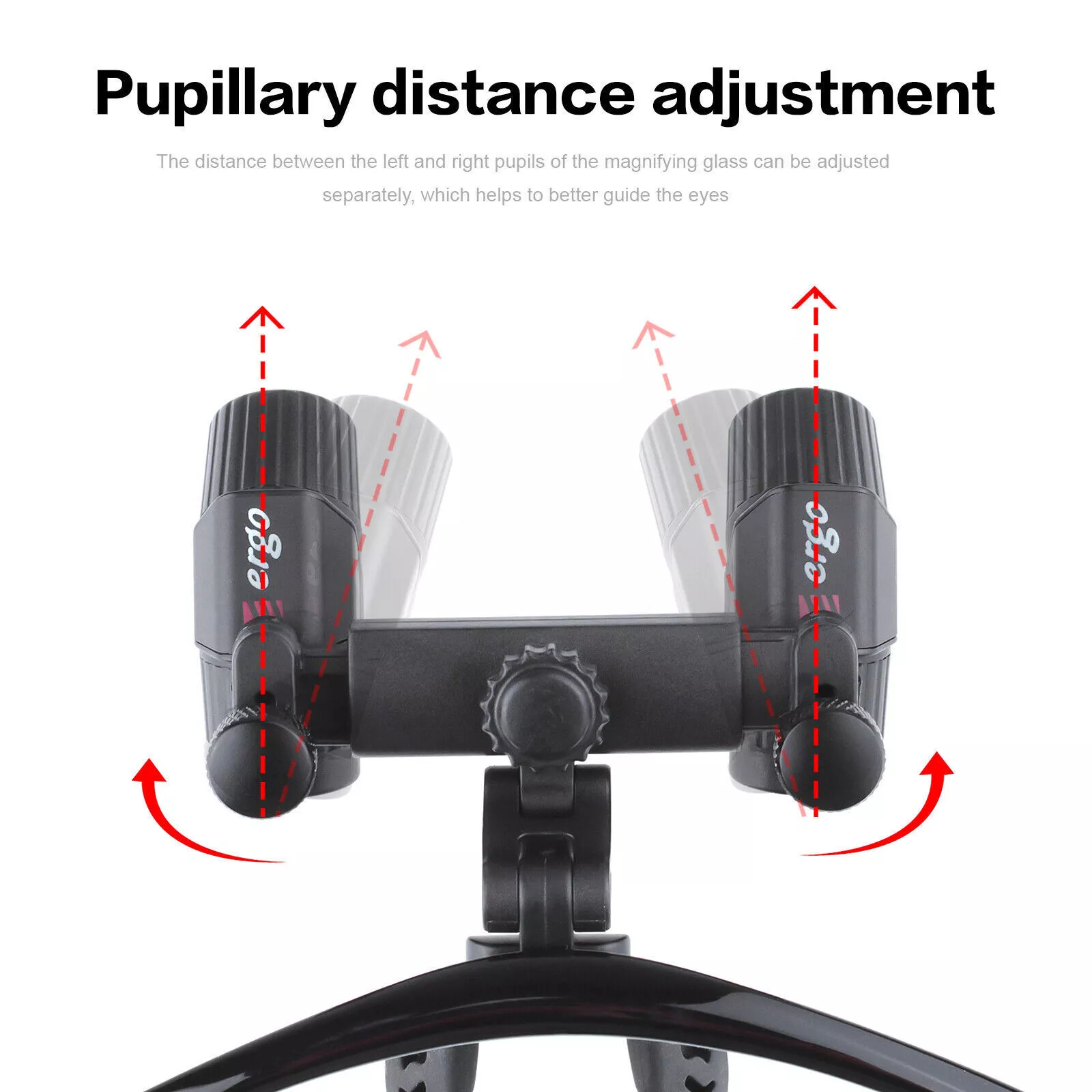 Loupes Chirurgicales Ergonomiques 4.0X 450mm - Loupe de Précision Médicale et Dentaire