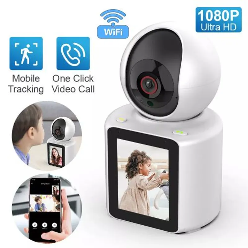 Caméra Ultra HD WIFI 1080P, Caméra dappel vidéo Détection de mouvement, 5mg