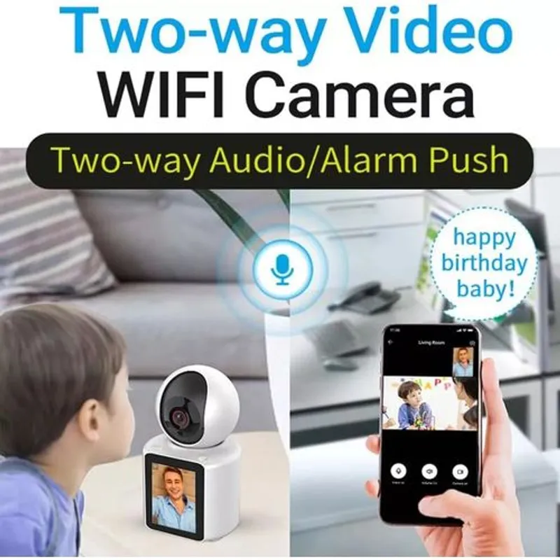 Caméra Ultra HD WIFI 1080P, Caméra dappel vidéo Détection de mouvement, 5mg