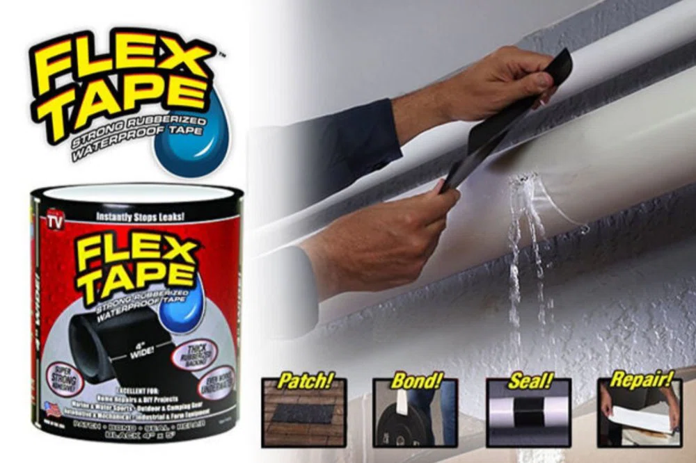 AGOGO.TN | Flex Tape Ruban &eacute;tanche caoutchout&eacute; solide