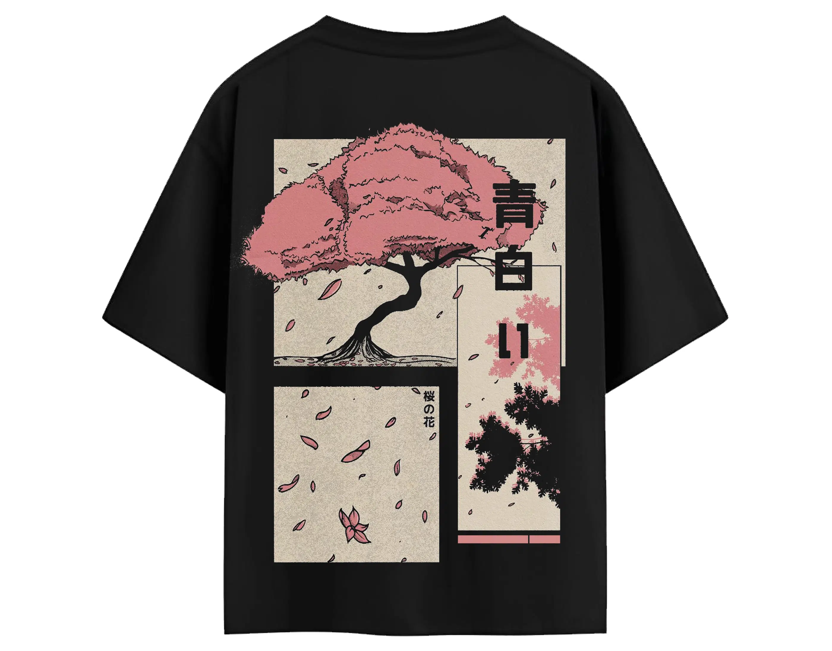 Sakura Bloom – Oversized Tee