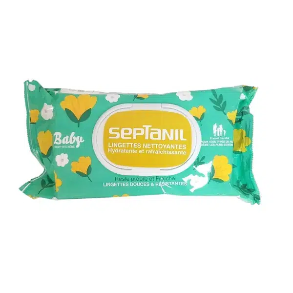 Septanil , Lingettes bébé nettoyantes