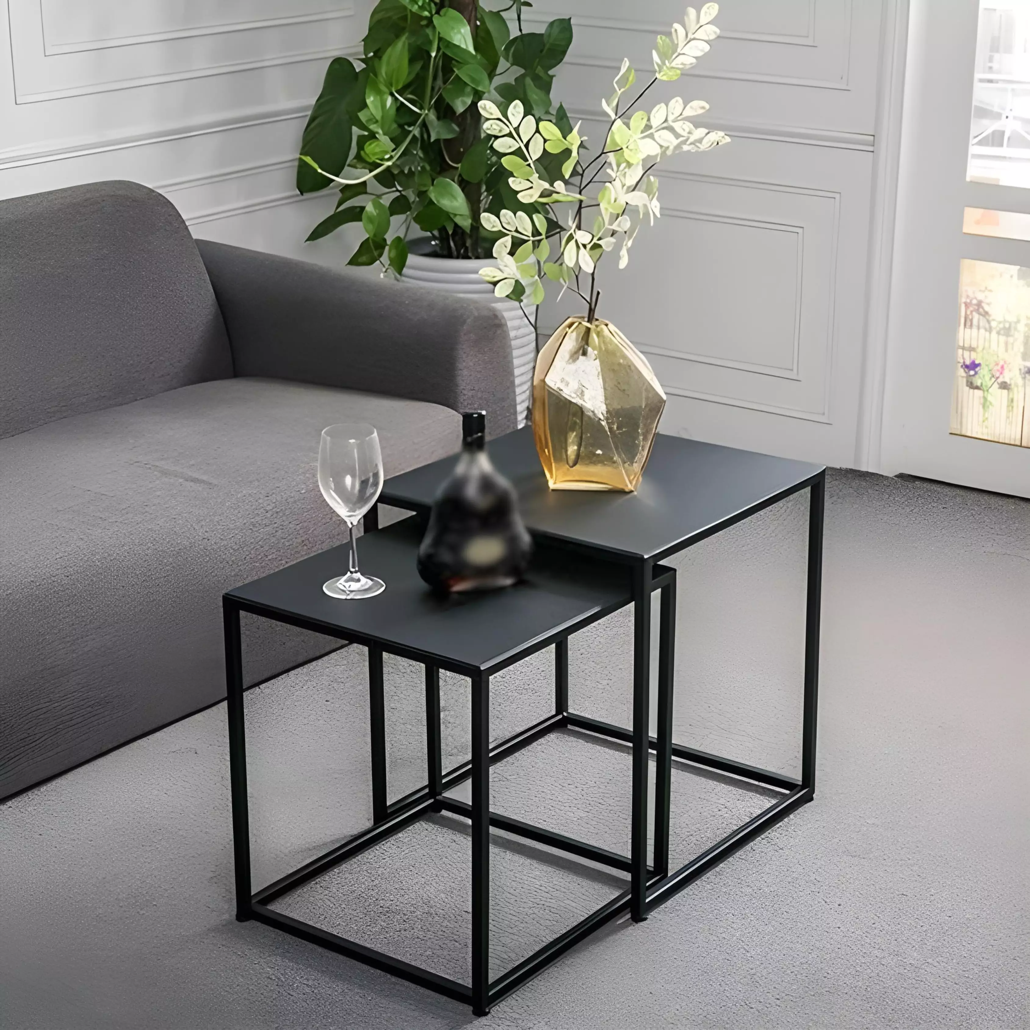Ensemble Table Basse FERA Noir