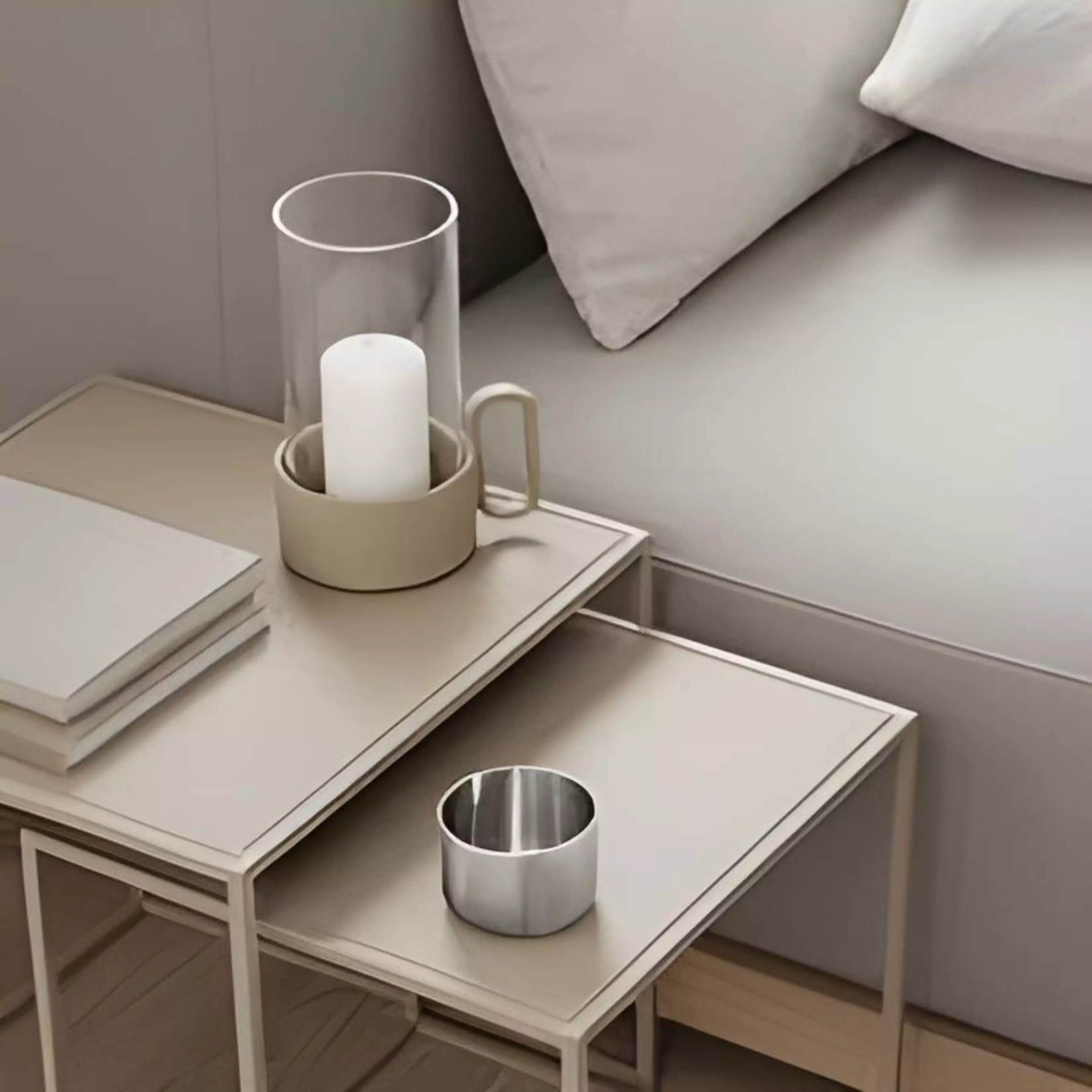 Ensemble Table Basse FERA Beige