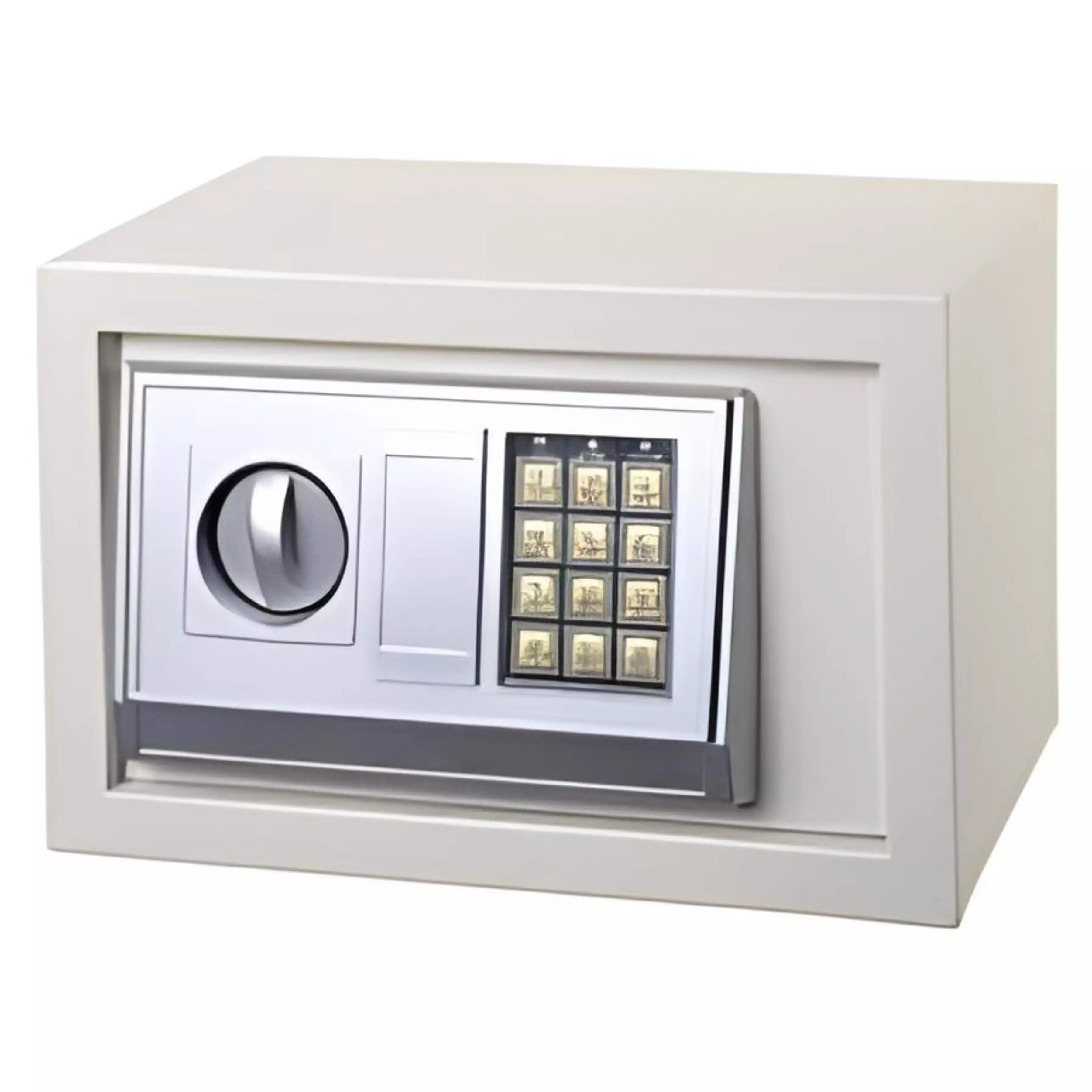 Coffre fort Blanc avec Clavier Numérique